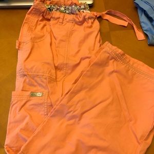 Koi by Kathy Petersen Scrub Pants